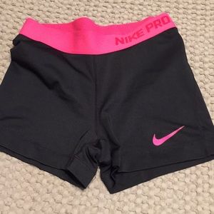 Nike Pro spandex shorts